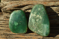 Polished Mtorolite Emerald Chrysophrase Plates x 6 From Zimbabwe - TopRock