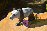 Polished Wonderstone Panda Carving x 1 From Zimbabwe - TopRock