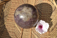 Polished Purple Lepidolite Sphere x 1 From Zimbabwe - TopRock