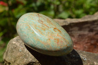 Polished Kobi Amazonite Gallets/ Palm Stones x 12 From Zimbabwe - TopRock