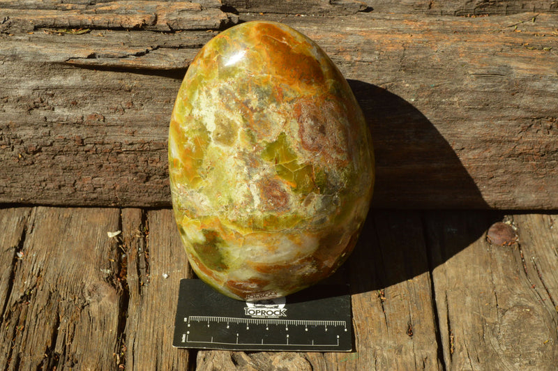 Unique South African Red & Green Jasper Standing Freeform - 152mm