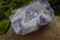 Polished Chevron Amethyst Witches Hat Crystals x 4 From Zambia - TopRock