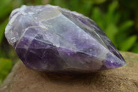 Polished Chevron Amethyst Witches Hat Crystals x 4 From Zambia - TopRock