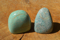 Polished Kobi Amazonite Standing Free Forms x 9 From Zimbabwe - TopRock