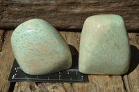 Polished Kobi Amazonite Standing Free Forms x 9 From Zimbabwe - TopRock