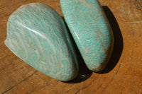 Polished Kobi Amazonite Standing Free Forms x 9 From Zimbabwe - TopRock