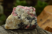 Natural Cobbed Rhodonite Pieces x 12 From Rushinga, Zimbabwe - TopRock