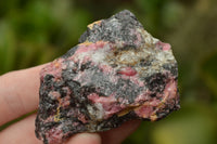 Natural Cobbed Rhodonite Pieces x 12 From Rushinga, Zimbabwe - TopRock