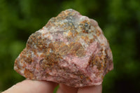 Natural Cobbed Rhodonite Pieces x 12 From Rushinga, Zimbabwe - TopRock