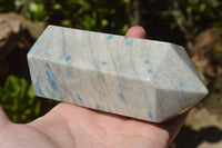 Polished Blue Spotted Spinel Dalmatian Stone Towers x 2 From Madagascar - TopRock