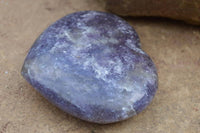 Polished Medium & Large Lepidolite Crystal Hearts (Variable Colour intensity) x 6 From Madagascar - TopRock