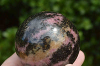 Polished Red Rhodonite Spheres x 4 From Madagascar - TopRock