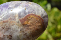 Polished Flower Dream Amethyst Standing Free Forms x 4 From Madagascar - TopRock