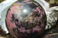 Polished Red Rhodonite Spheres x 4 From Madagascar - TopRock