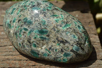 Polished Green Emerald In Matrix Free Forms x 2 From Zimbabwe - TopRock