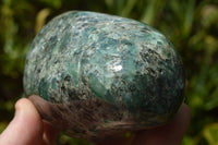 Polished Green Emerald In Matrix Free Forms x 2 From Zimbabwe - TopRock