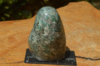 Polished Green Emerald In Matrix Free Forms x 2 From Zimbabwe - TopRock