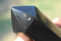 Polished Black Basalt Pieces x 5 From Madagascar - TopRock