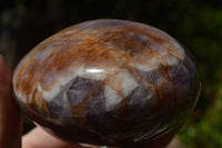 Polished Flower Chevron Amethyst Standing Free Forms x 6 From Madagascar - TopRock