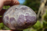 Polished Flower Chevron Amethyst Standing Free Forms x 6 From Madagascar - TopRock