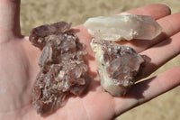 Natural Red Hematoid Quartz Crystals/Clusters x 14 From Zimbabwe - TopRock