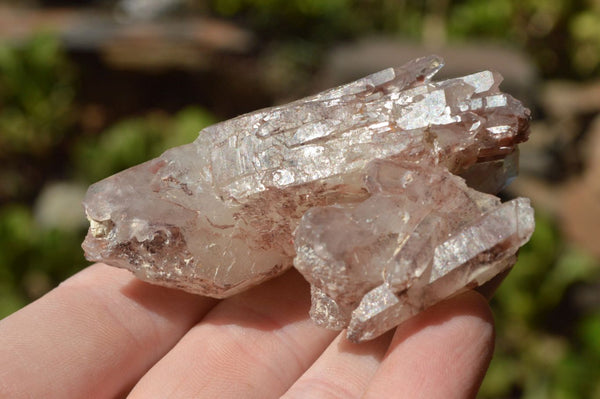 Natural Red Hematoid Quartz Crystals/Clusters x 14 From Zimbabwe - TopRock