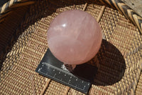 Polished Selected Variable Gemmy Pink Rose Quartz Spheres x 4 From Ambatondrazaka, Madagascar - TopRock