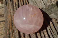 Polished Selected Variable Gemmy Pink Rose Quartz Spheres x 4 From Ambatondrazaka, Madagascar - TopRock