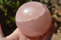 Polished Selected Variable Gemmy Pink Rose Quartz Spheres x 4 From Ambatondrazaka, Madagascar - TopRock