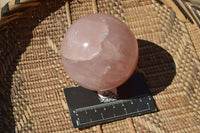 Polished Selected Variable Gemmy Pink Rose Quartz Spheres x 4 From Ambatondrazaka, Madagascar - TopRock