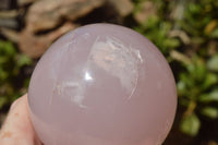 Polished Selected Variable Gemmy Pink Rose Quartz Spheres x 4 From Ambatondrazaka, Madagascar - TopRock