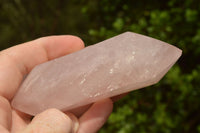 Polished Double Terminated Rose Quartz Points x 6 From Ambatondrazaka, Madagascar - TopRock