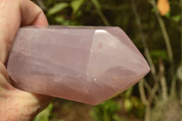 Polished Double Terminated Rose Quartz Points x 6 From Ambatondrazaka, Madagascar - TopRock