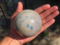 Polished Blue Spotted Spinel Spheres x 3 From Ambatofinadrahana, Madagascar - TopRock