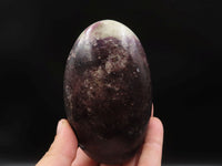 Polished Extra Large Dark Red Purple Lepidolite Gallets x 3 From Zimbabwe - TopRock