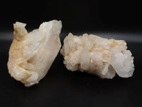 Natural Cheap Quartz Crystal Clusters x 2 From Madagascar - TopRock