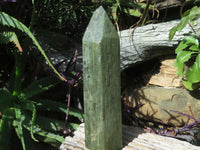 Polished Banded Green Fuchsite Crystal Points x 3 From Madagascar - TopRock