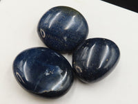 Polished Lazulite (Magnesium, Iron, and Aluminium Phosphate) Gallets x 12 From Madagascar - TopRock