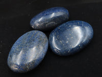 Polished Lazulite (Magnesium, Iron, and Aluminium Phosphate) Gallets x 12 From Madagascar - TopRock