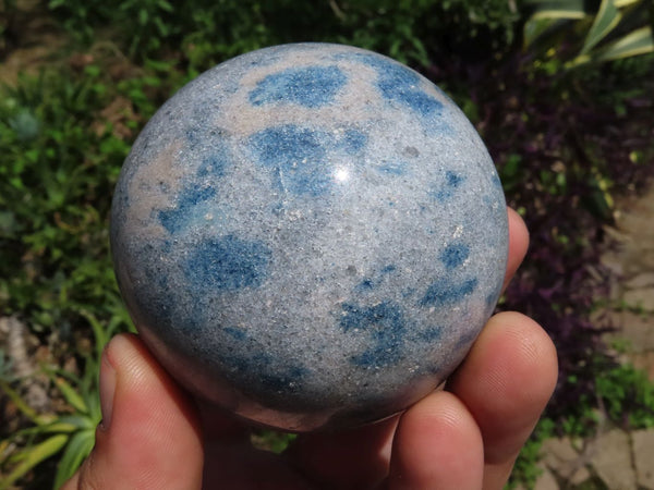 Polished Blue Spotted Spinel Spheres x 6 From Madagascar - TopRock