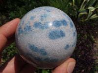 Polished Blue Spotted Spinel Spheres x 6 From Madagascar - TopRock