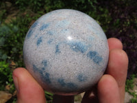 Polished Blue Spotted Spinel Spheres x 6 From Madagascar - TopRock