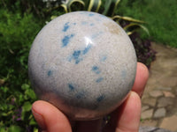 Polished Blue Spotted Spinel Spheres x 6 From Madagascar - TopRock