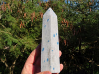 Polished Blue Spotted Spinel Crystal Points x 2 From Madagascar - TopRock