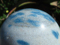 Polished Blue Spotted Spinel Spheres x 2 From Madagascar - TopRock