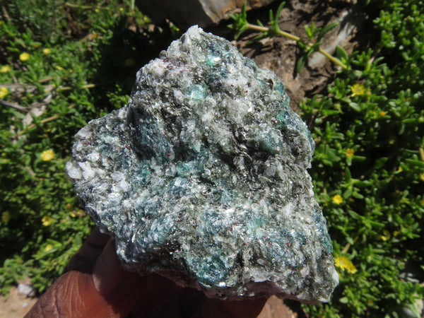 Natural Emeralds In Matrix x 6 From Sandawana, Zimbabwe - TopRock