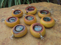 Polished Camel Thorn, Shattuckite & Tree Of Life Pendant - sold per piece From South Africa - TopRock