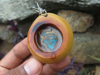 Polished Camel Thorn, Shattuckite & Tree Of Life Pendant - sold per piece From South Africa - TopRock