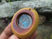 Polished Camel Thorn, Shattuckite & Tree Of Life Pendant - sold per piece From South Africa - TopRock