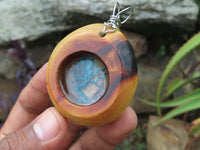 Polished Camel Thorn, Shattuckite & Tree Of Life Pendant - sold per piece From South Africa - TopRock